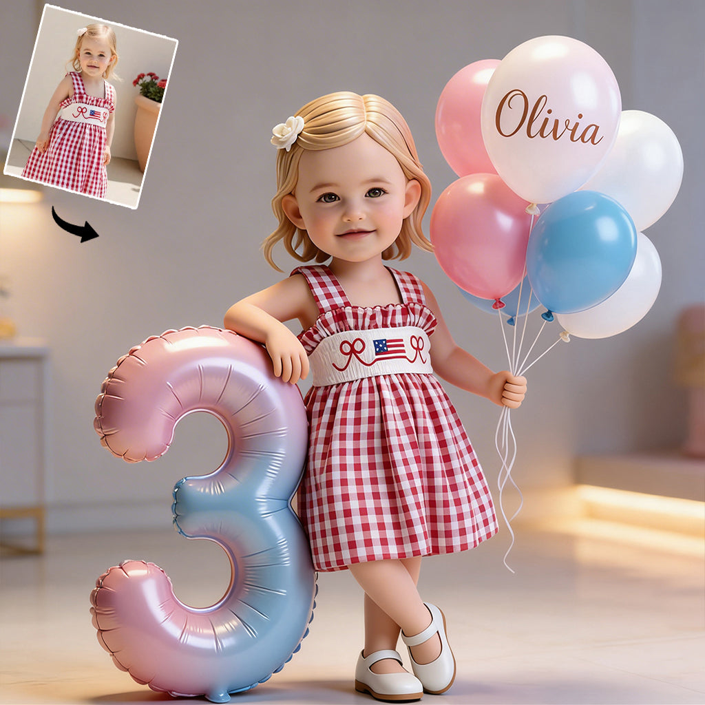Personalized 60th Birthday Custom Shaped Acrylic Plaque, Elegant Older Latina Woman with Balloons Keepsake Gift for Grandma