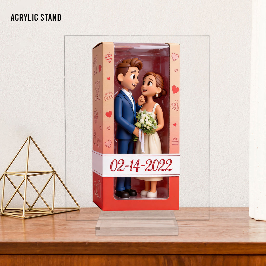 Personalized Romantic Black Couple Custom Shaped Acrylic Plaque | Naughty Valentine Anniversary Gift for Partner Desk Home Decor