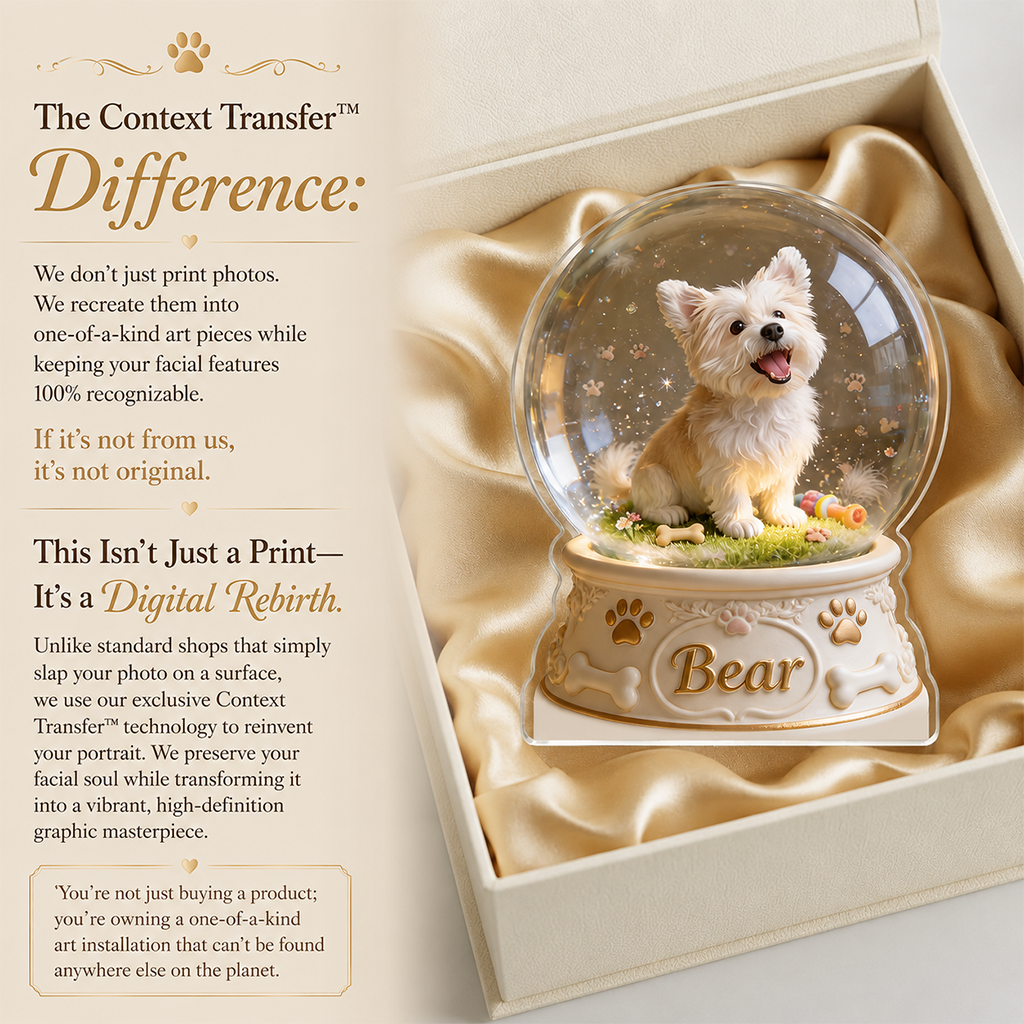 Personalized Welsh Corgi Acrylic Snow Globe Table Decor Dog Owner Gift