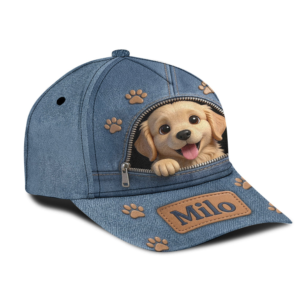 Custom Photo Cute Welsh Corgi Classic Cap Dog Lover Gift