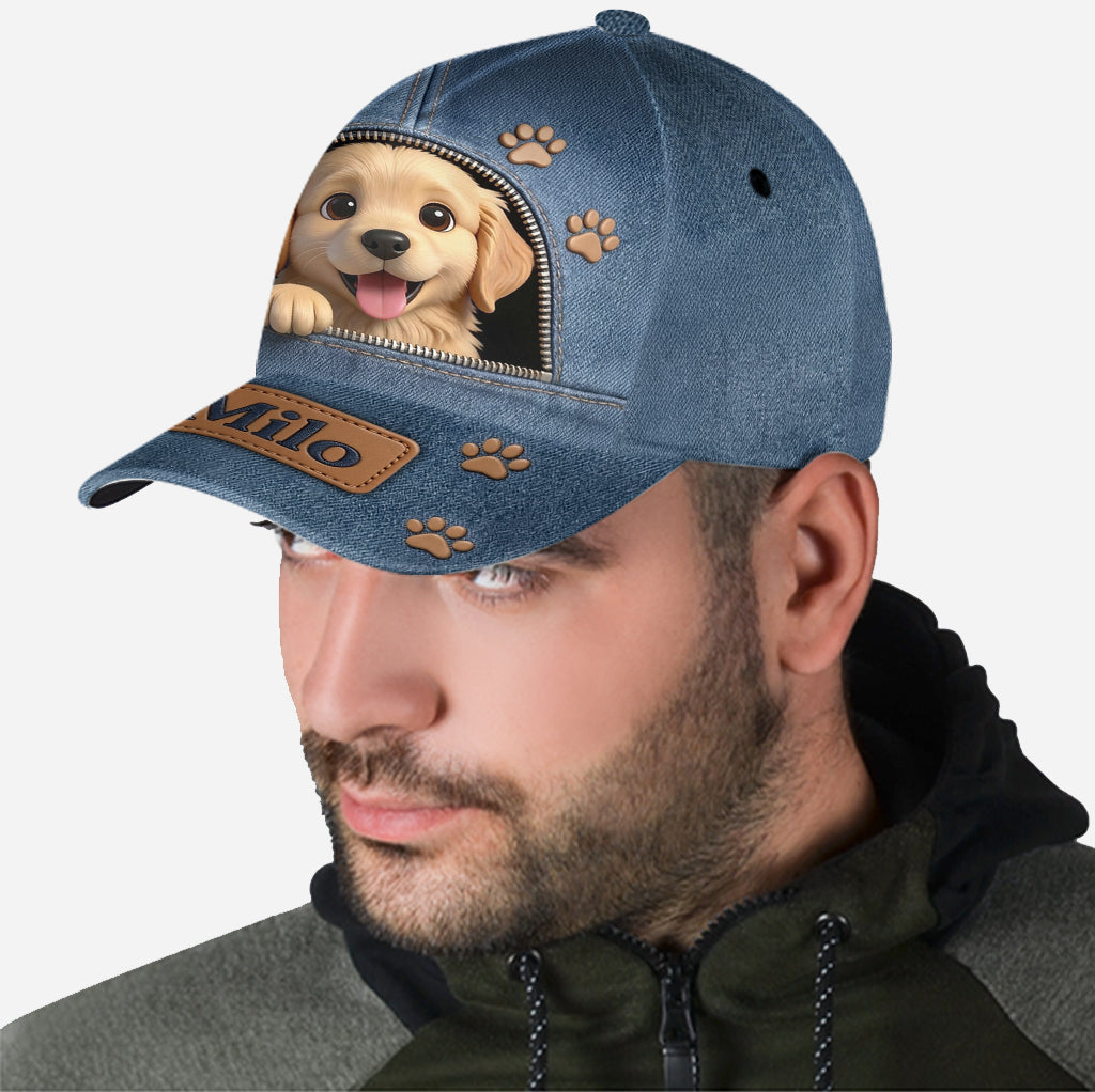 Custom Photo Cute Welsh Corgi Classic Cap Dog Lover Gift