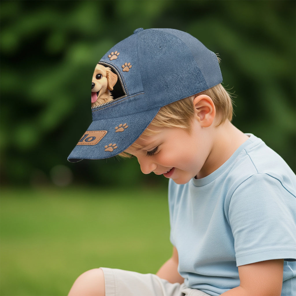 Custom Photo Cute French Bulldog Classic Cap Dog Lover Gift