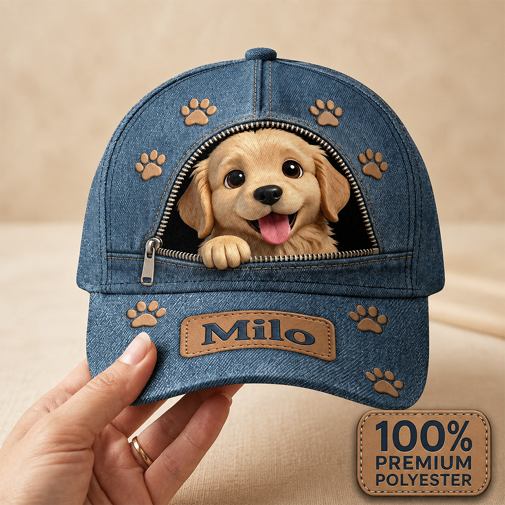 Custom Photo German Shepherd Classic Cap Dog Lover Gift