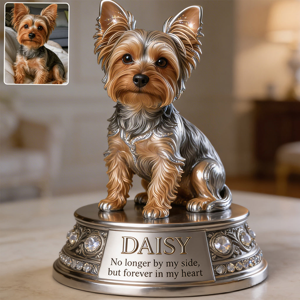 Personalized Fluffy Pomeranian Angel Custom Shaped Acrylic Plaque Pet Memorial Gift