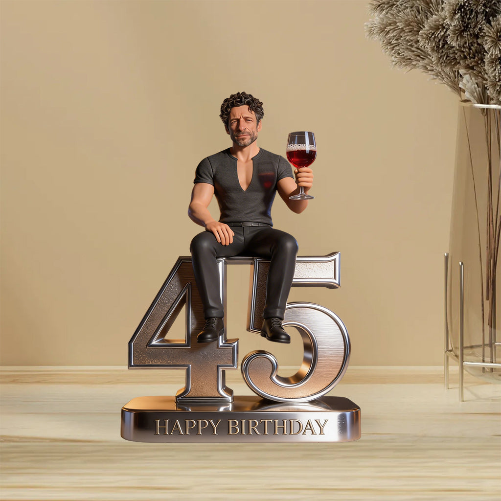 Personalized 50th Birthday Senior Woman Custom Shaped Acrylic Plaque Gift
