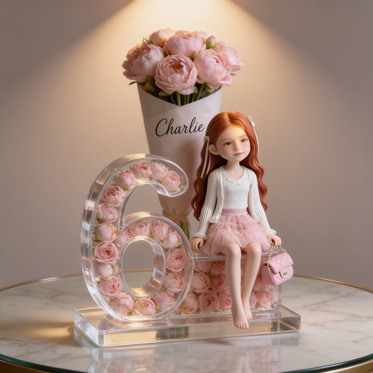 Personalisierte Geburtstagsgeschenk für Latina Mädchen - Acrylplakette