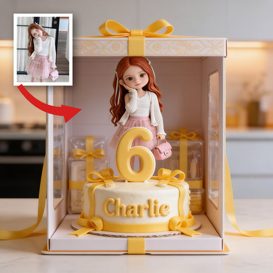 Personalized Birthday Little Latina Girl Custom Shaped Acrylic Plaque, Daughter Granddaughter Gift