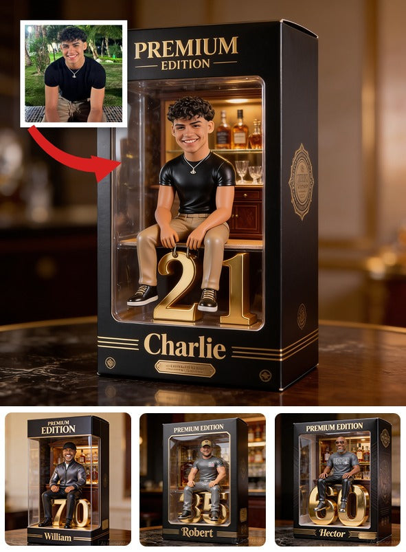 Personalized 21st Birthday Latino Man Custom Shaped Acrylic Plaque Gift for Him