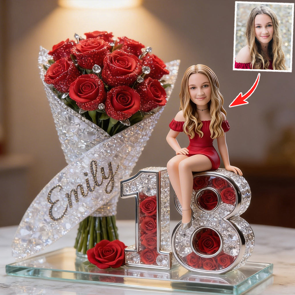 Custom Photo 21st Birthday Man Custom Shaped Acrylic Plaque Gift for Husband Boyfriend Son