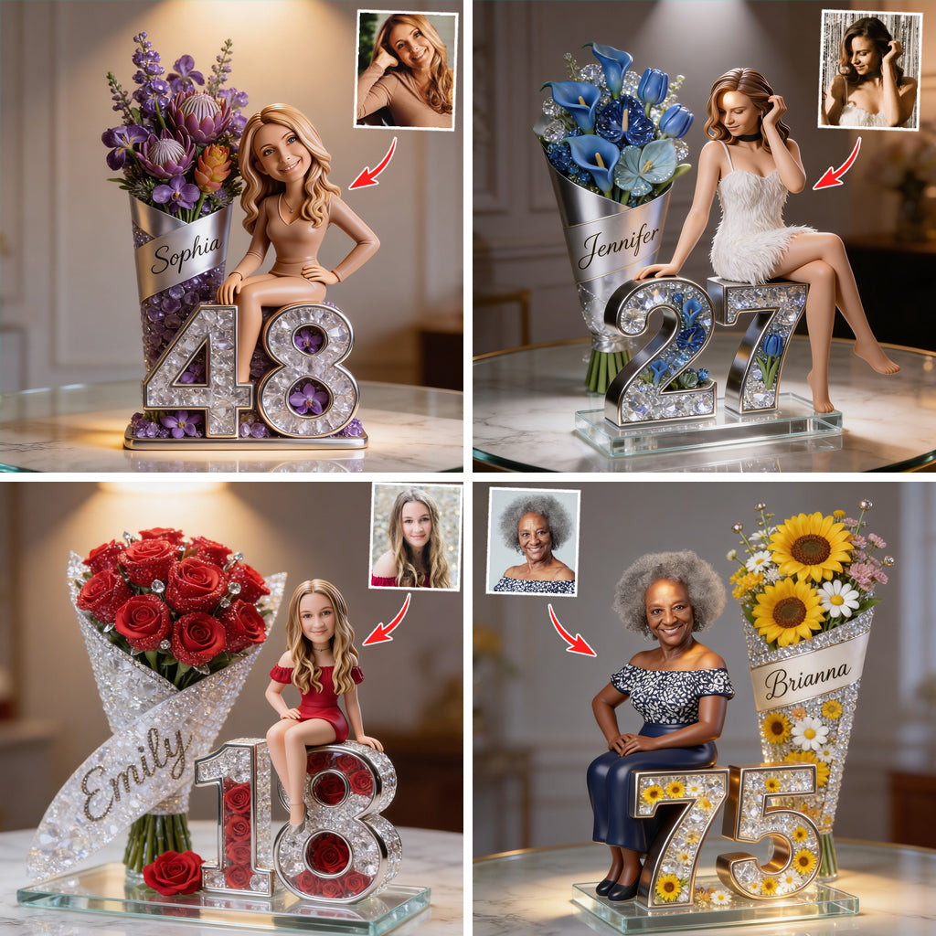 Custom Photo 21st Birthday Man Custom Shaped Acrylic Plaque Gift for Husband Boyfriend Son