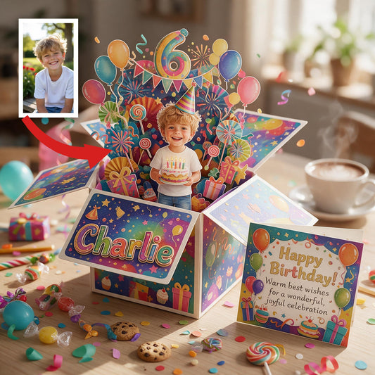 Personalisierte Geburtstagskarte für Jungen, Geschenk für Sohn Enkel Neffe