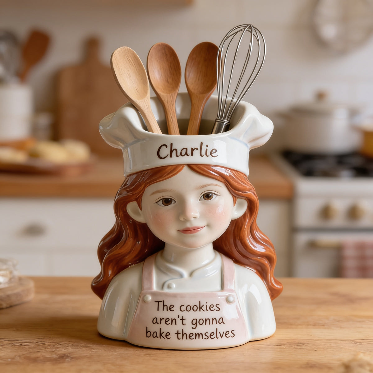 Personalisierte Latina kleine Mädchen Koch Backen Acryl Topf Küchendekor Geschenk