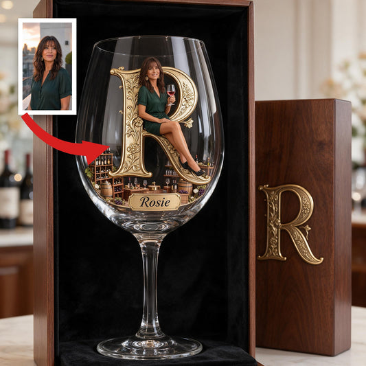 Personalisierte Weinglas-Set für ältere Latina Frauen, Geschenk für Weinliebhaber