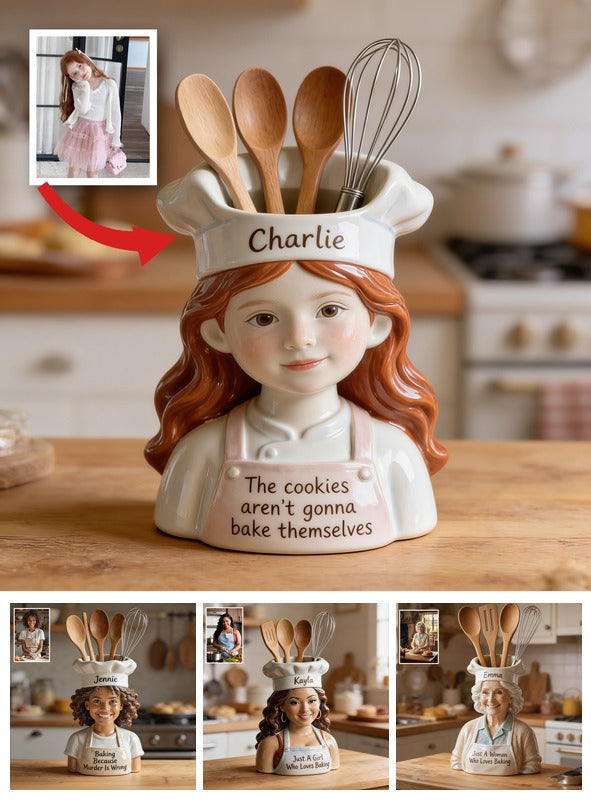 Personalisierte Latina kleine Mädchen Koch Backen Acryl Topf Küchendekor Geschenk