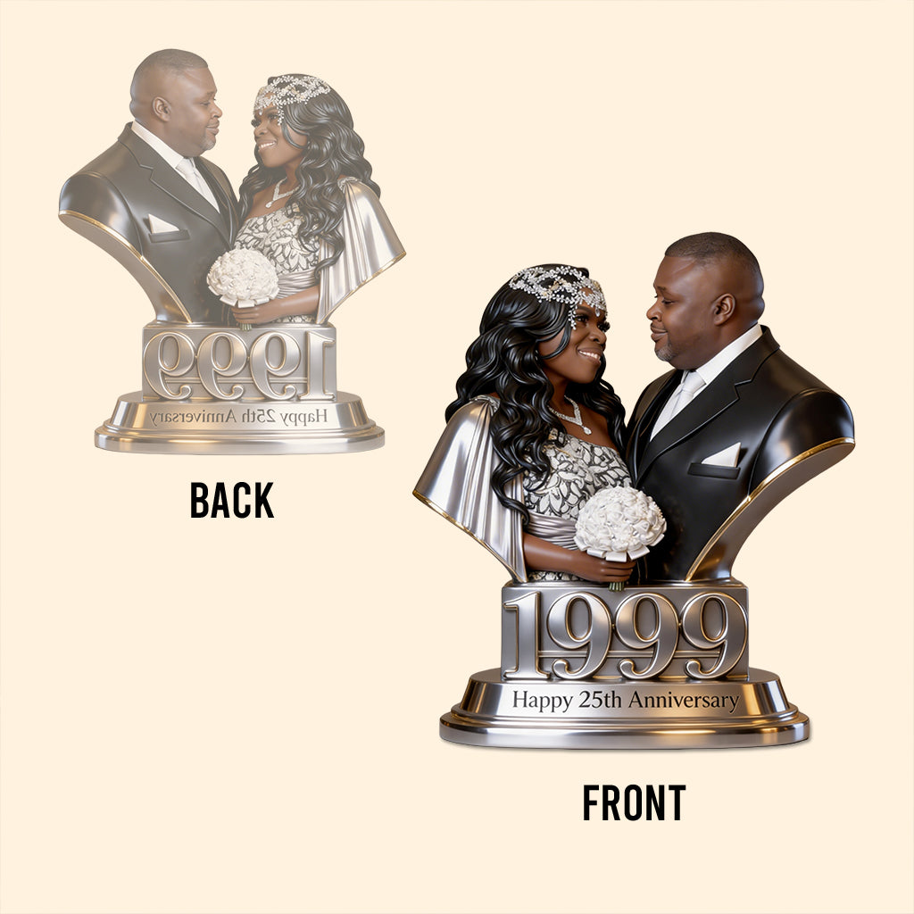 Personalized 5th Anniversary Couple 2021 Custom Shaped Acrylic Plaque Keepsake Gift