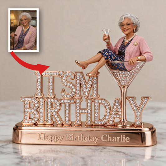 Personalisierte Acrylplakette zum 70. Geburtstag für Mama, Oma, Frau