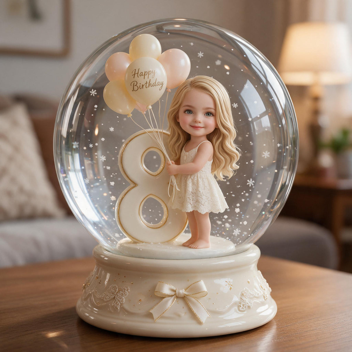 Personalized Birthday Little Girl Acrylic Plaque Gift for Daughter Granddaughter Niece