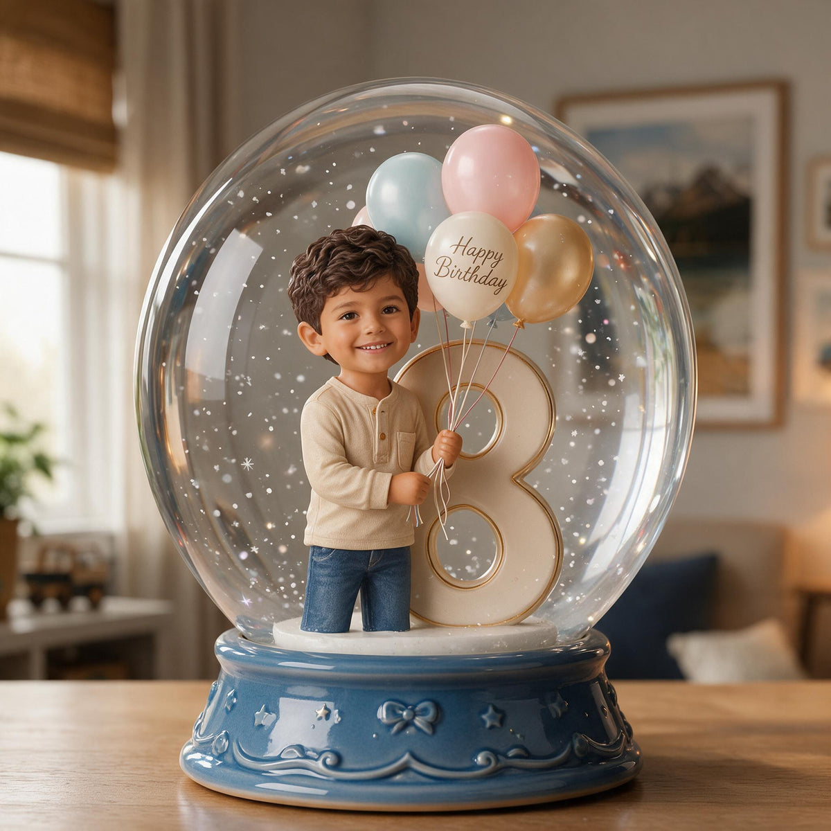Personalized Birthday Latino Little Boy Acrylic Plaque Keepsake Gift for Son
