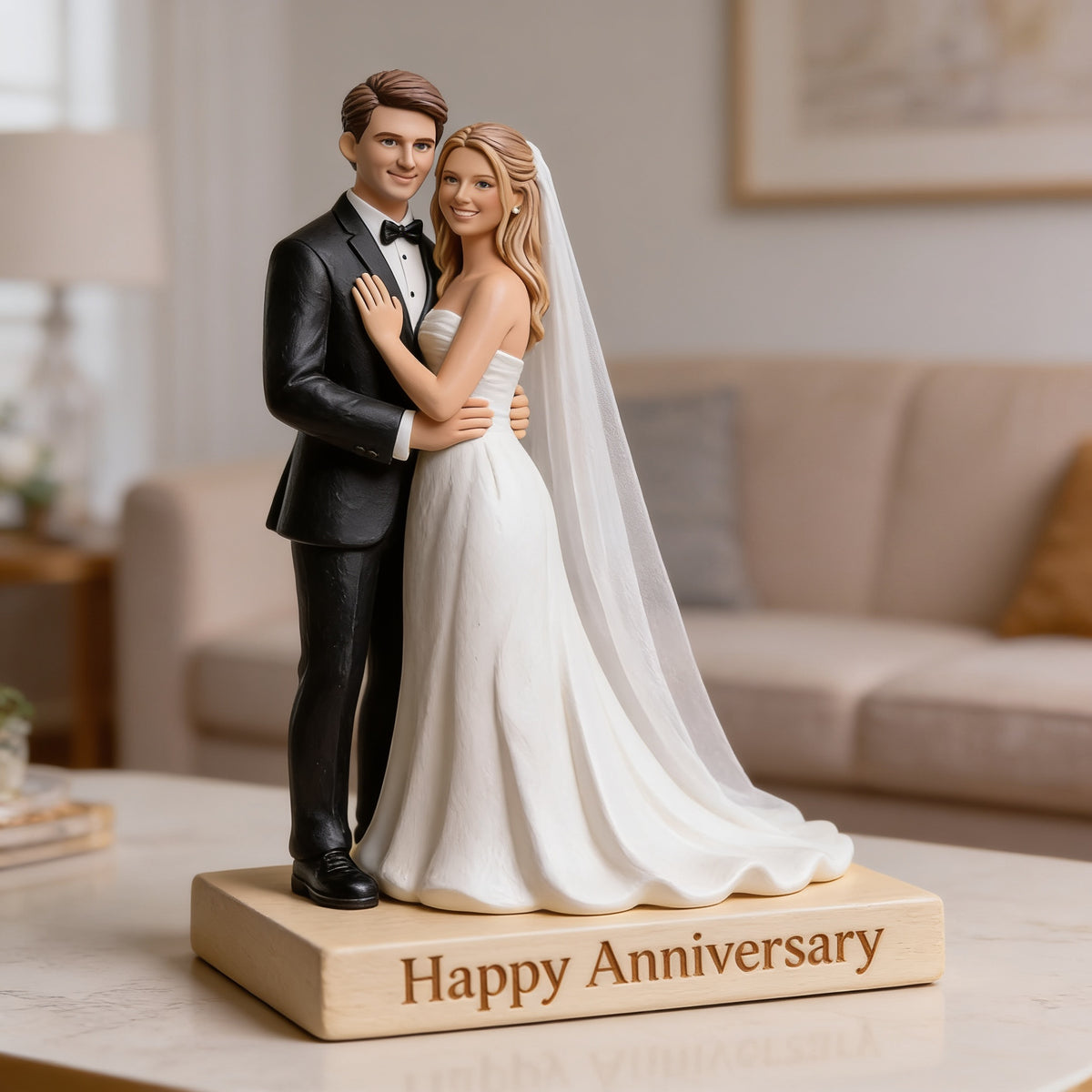 Custom Photo 10th Wedding Anniversary Wedding Couple 2016 Shaped Acrylic Plaque Gift