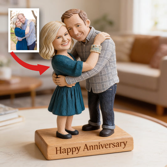 Custom Photo 30th Anniversary 1996 Middle-Aged Couple Custom Shaped Acrylic Plaque Keepsake Gift