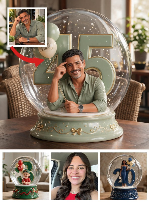 Personalized 45th Birthday Middle-Aged Latino Man Acrylic Plaque Gift for Dad Husband