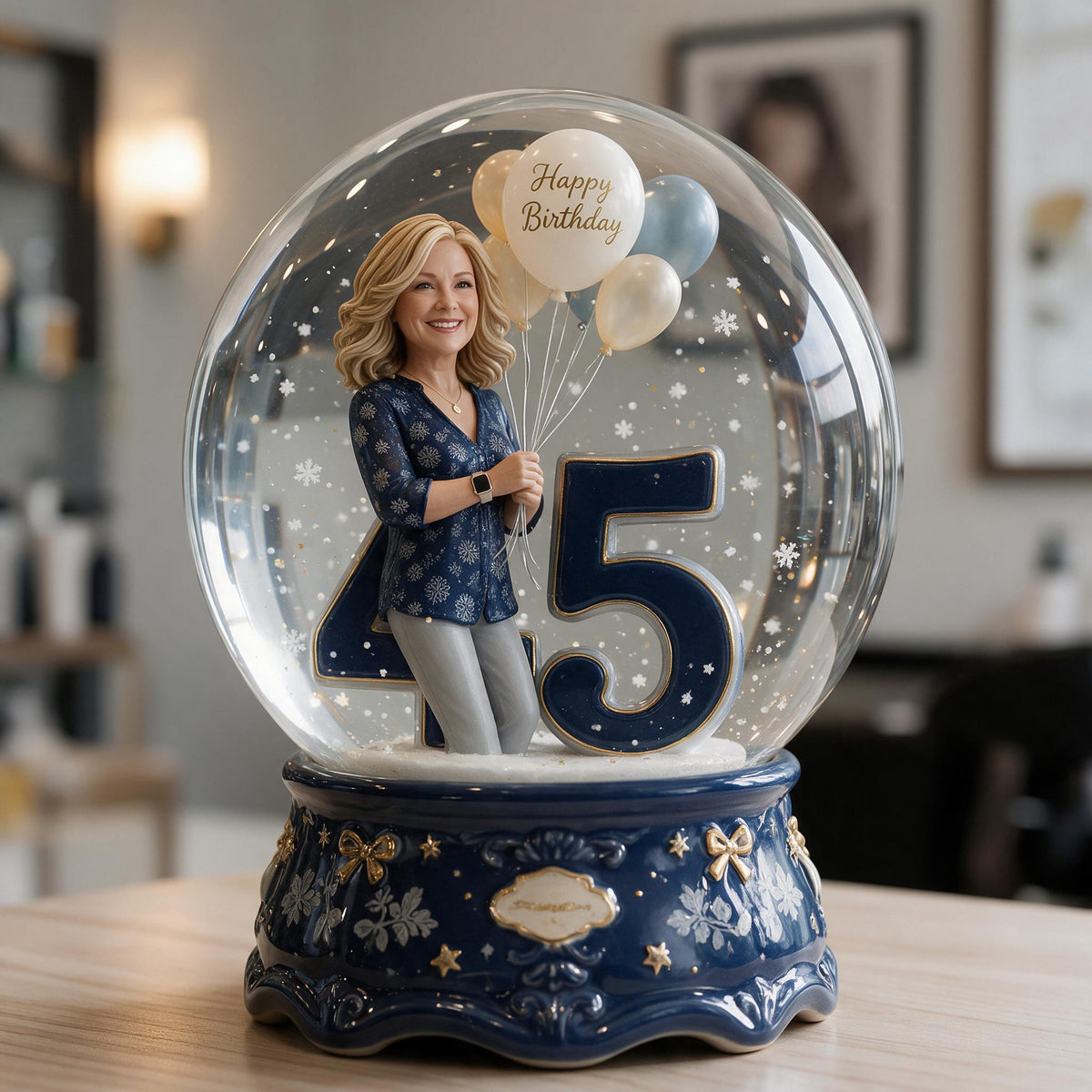 Personalized 45th Birthday Middle-Aged Woman Acrylic Plaque Gift