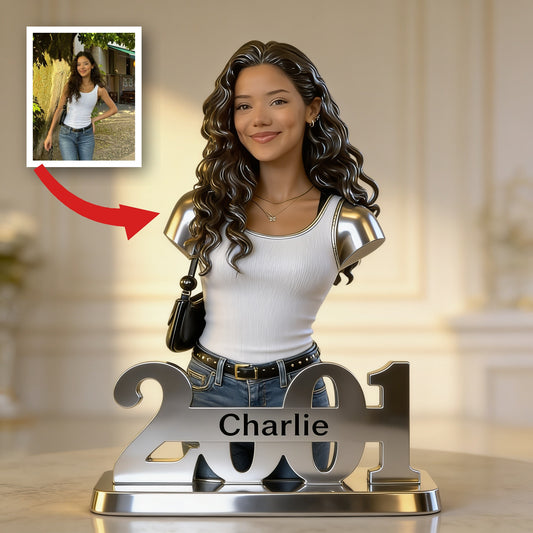 Personalized 21st Birthday Latina Woman Custom Shaped Acrylic Plaque Gift For Her