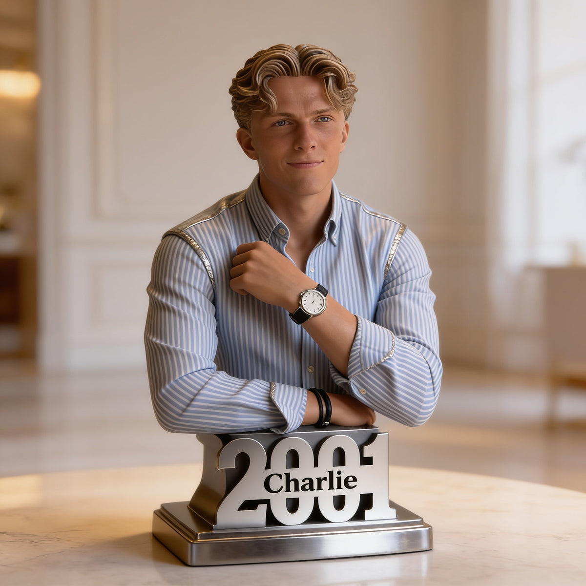 Personalized 21st Birthday Man Custom Shaped Acrylic Plaque Gift For Him