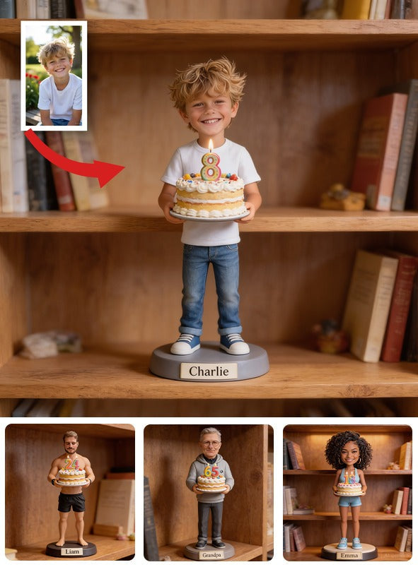 Personalized 8th Birthday Little Boy Custom Shaped Acrylic Plaque