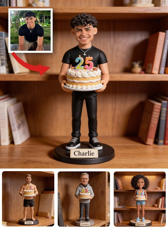 Personalized 25th Birthday Latino Man Custom Shaped Acrylic Plaque