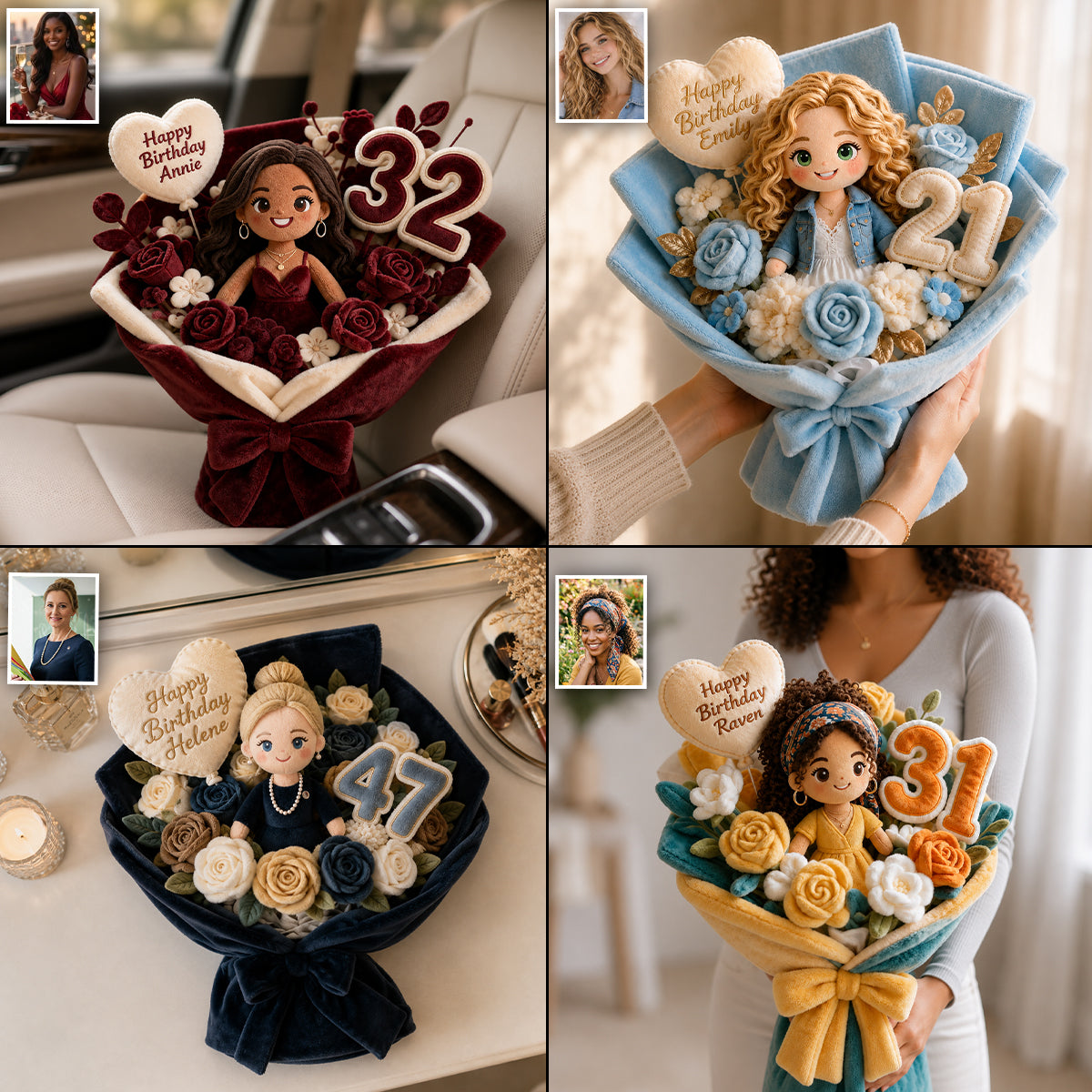 Personalisierte 8. Geburtstags Latino Junge Kunstfell Blumen Kissen Geschenk