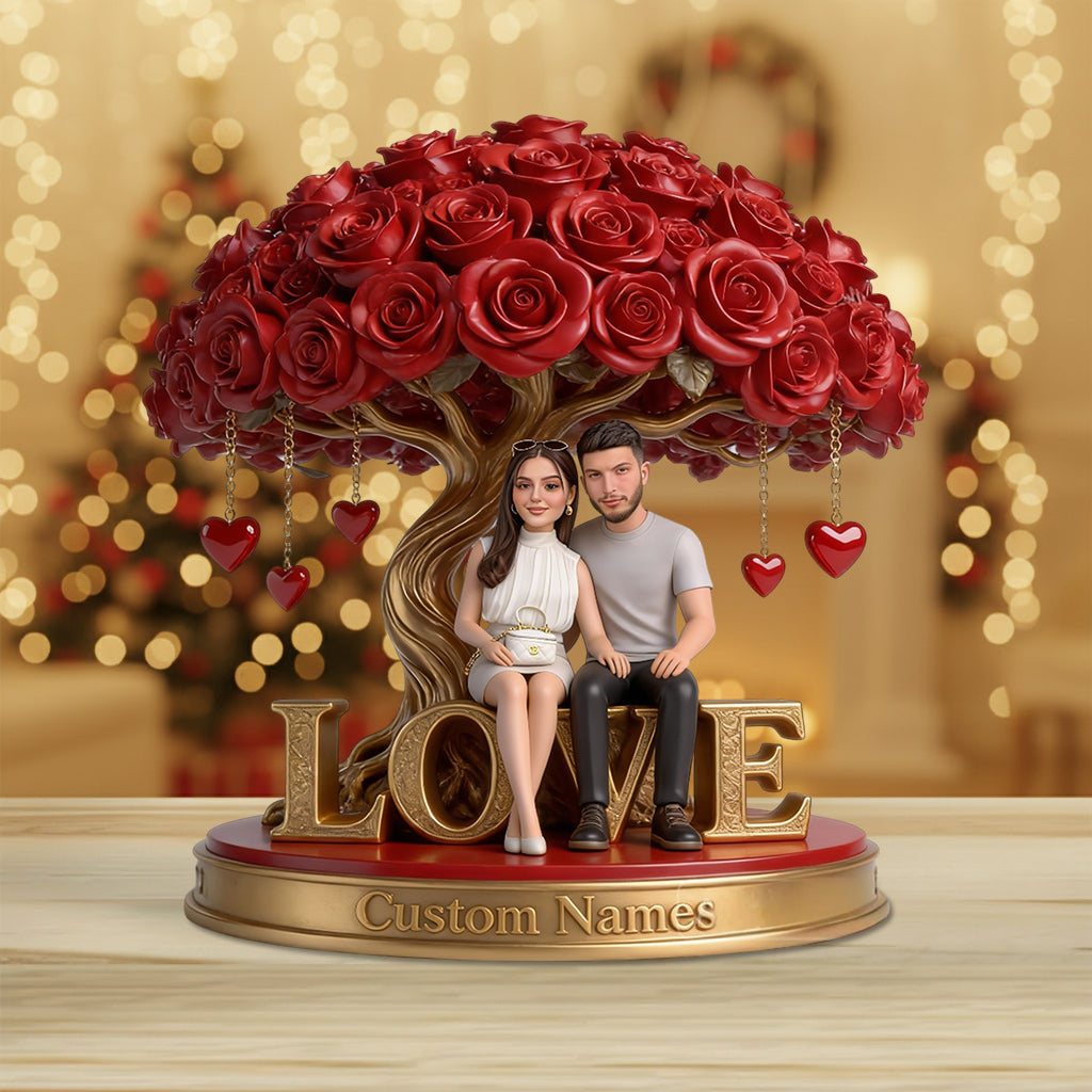 Custom Photo Wedding Couple Shaped Acrylic Plaque Romantic Wedding Gift