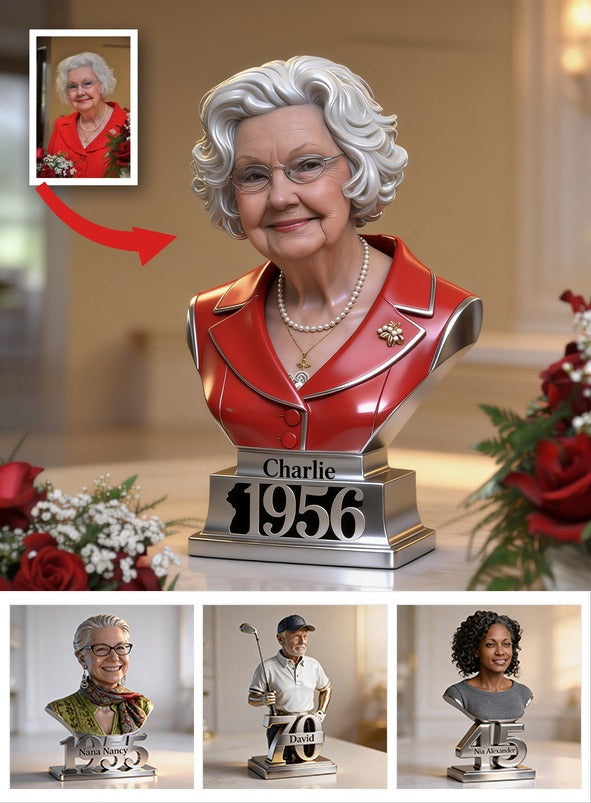 Personalisierte 70. Geburtstags Geschenkschild für Mama, Oma, Frau