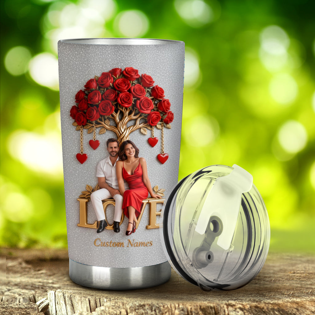Personalized Wedding Couple Tumbler - Unique Wedding Gift for Newlyweds