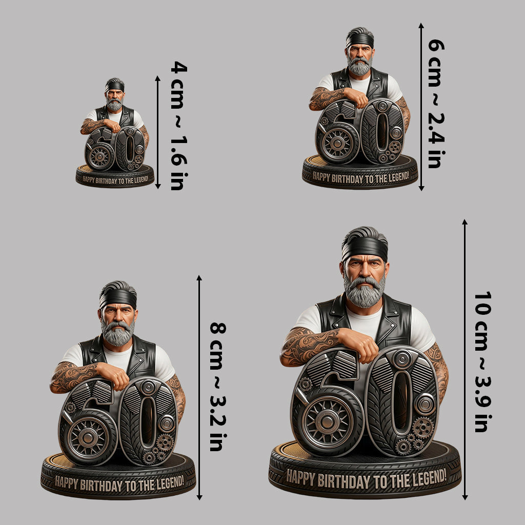 Personalized 25th Birthday Latino Man 3D Figurine Gift for Him