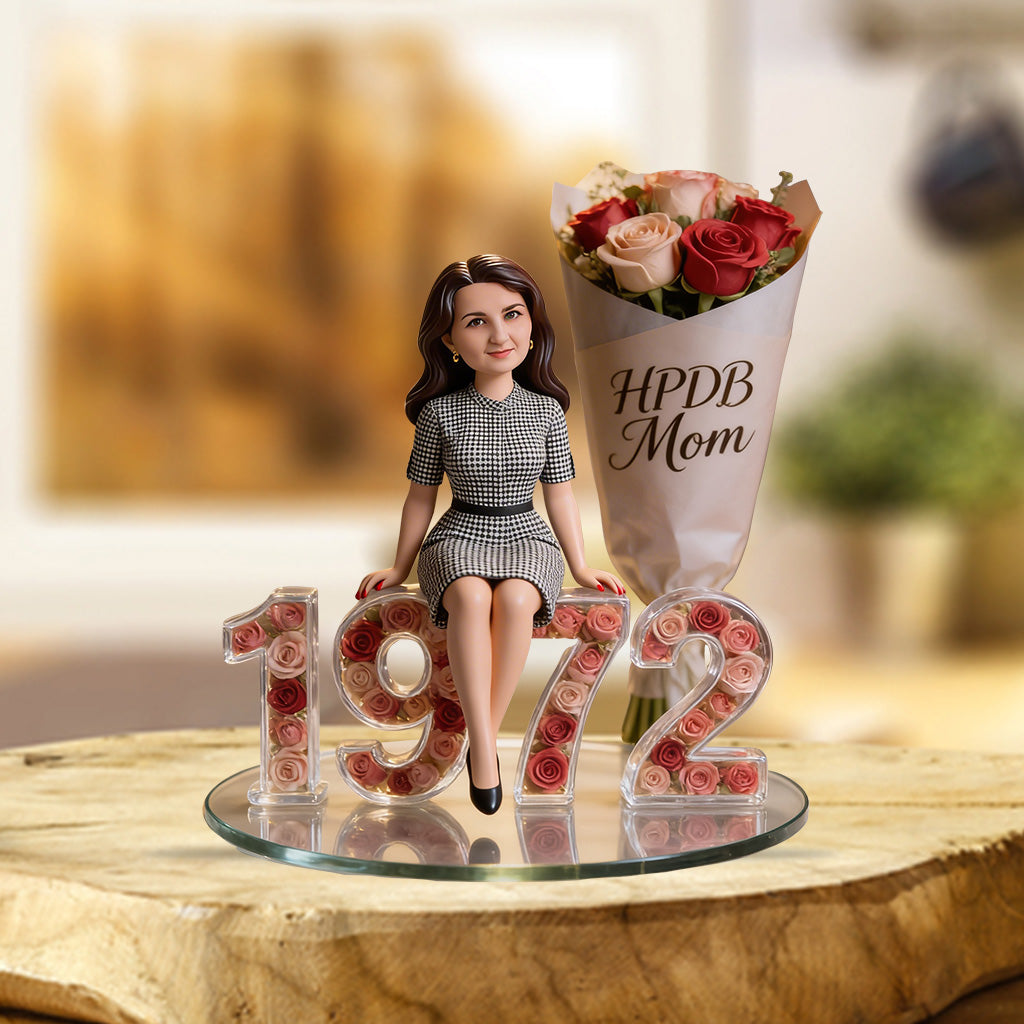 Personalized 50th Birthday Middle-Aged Latina Woman Custom Acrylic Plaque Gift For Her