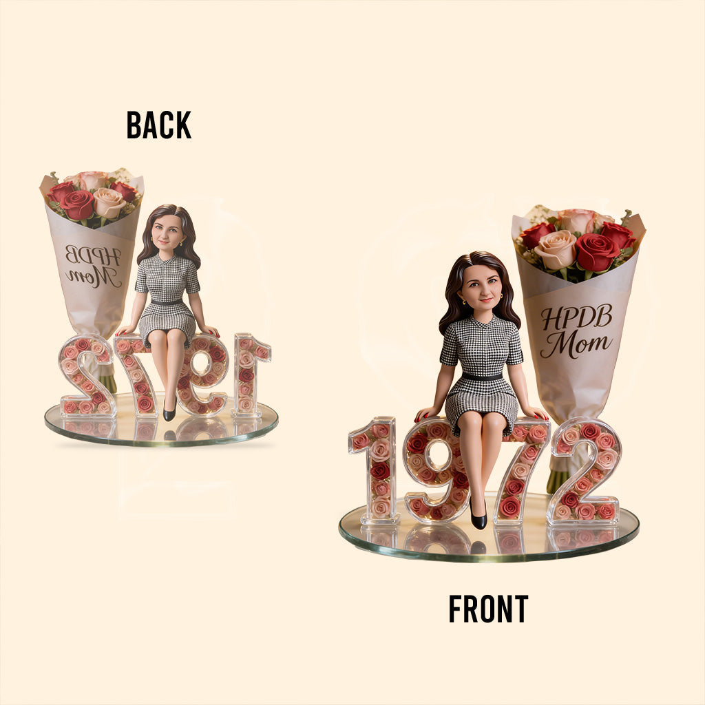 Personalized Birthday Latina Little Girl Custom Shaped Acrylic Plaque Gift for Daughter Granddaughter Niece