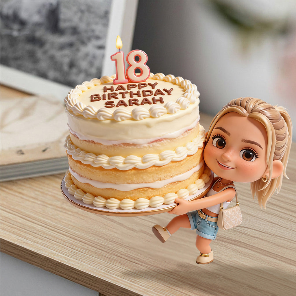 Personalized 70th Birthday Older Latino Man 3D Figurine Gift for Dad Grandpa