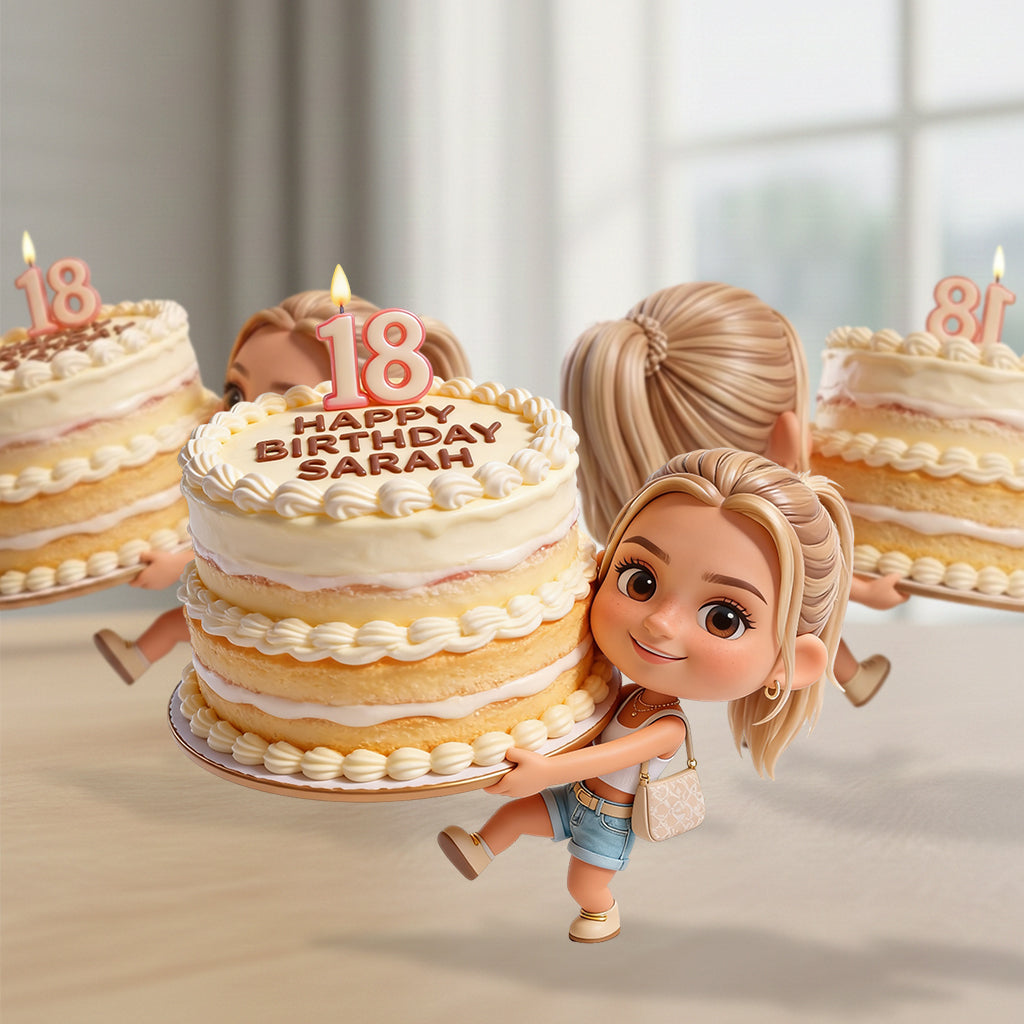 Personalized 70th Birthday Older Latino Man 3D Figurine Gift for Dad Grandpa