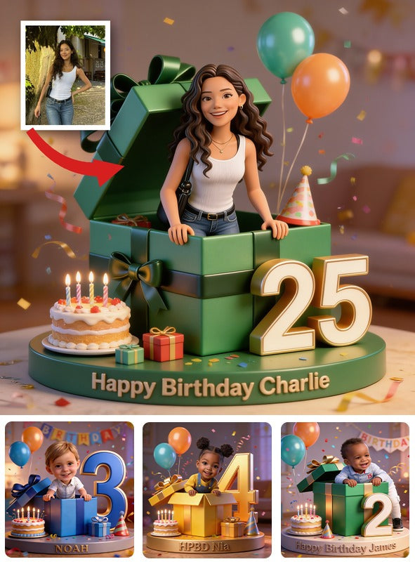 Personalized 25th Birthday Latina Woman Custom Shaped Acrylic Plaque Gift For Her