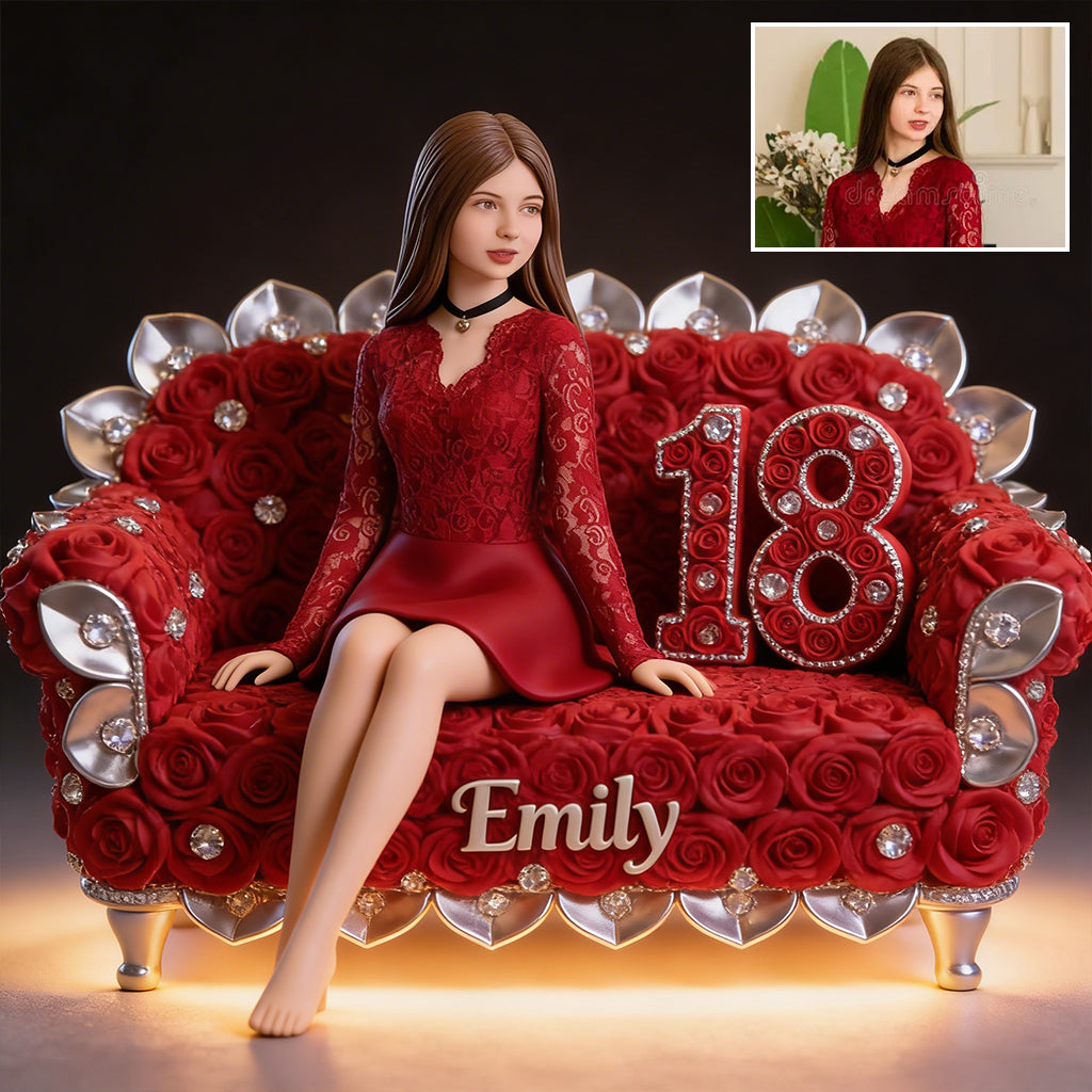 Personalized 45th Birthday Middle-Aged Latina Woman Custom Acrylic Plaque