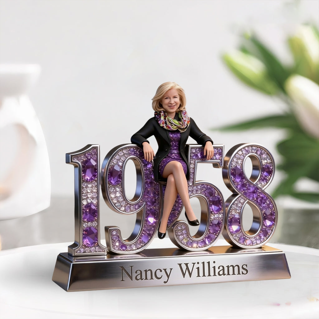 Personalized Birthday Latina Little Girl 2018 Custom Shaped Acrylic Plaque Gift