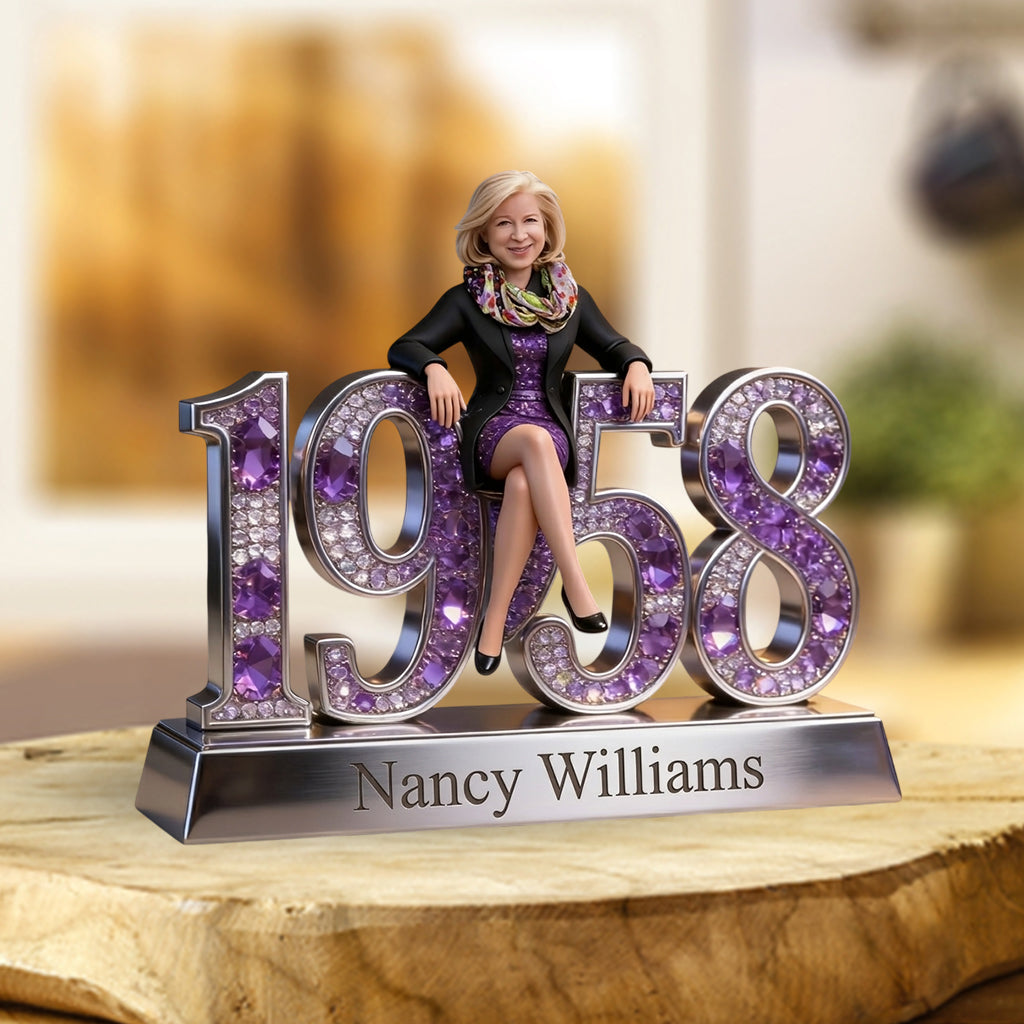 Personalized Birthday Latina Little Girl 2018 Custom Shaped Acrylic Plaque Gift