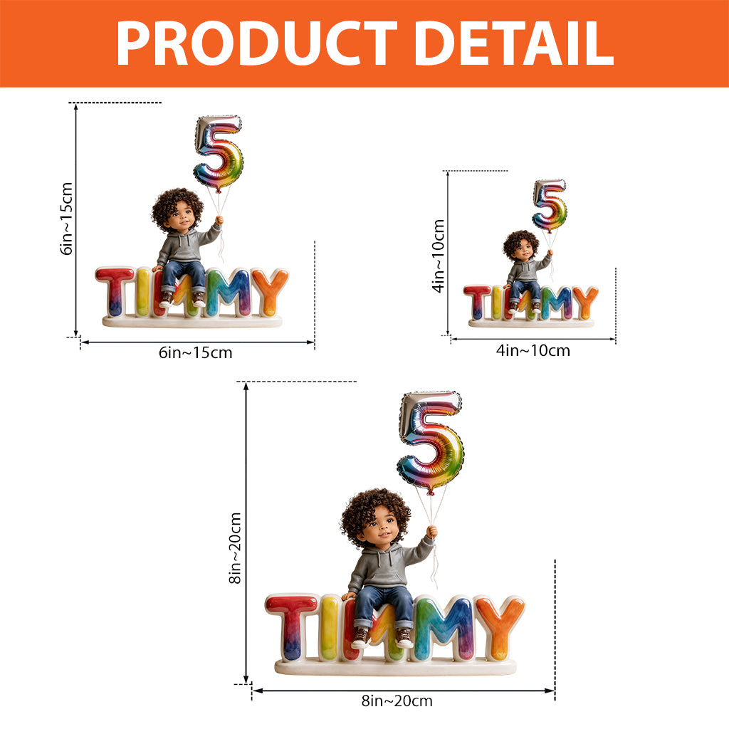 Personalized 25th Birthday Latino Man Custom Shaped Acrylic Plaque Gift for Him