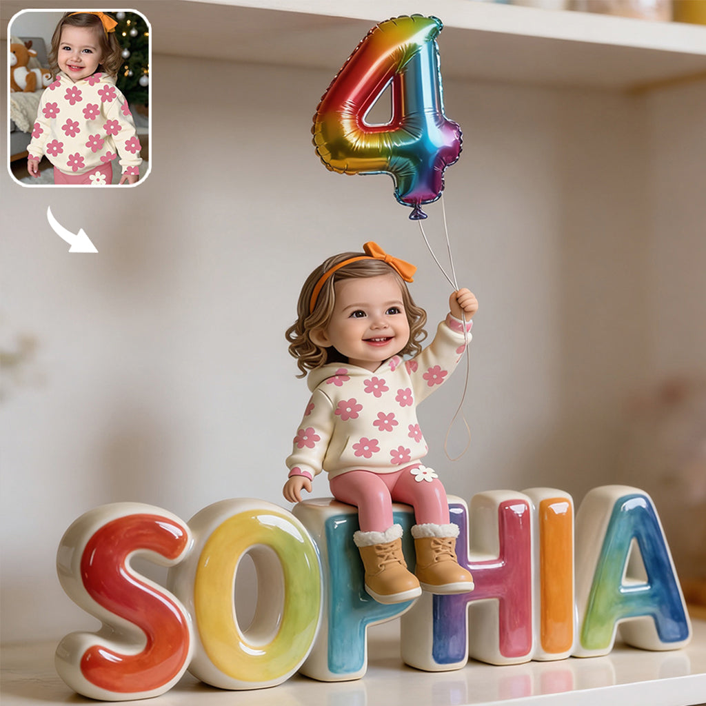 Personalized 45th Birthday Middle-Aged Latino Man Custom Shaped Acrylic Plaque Gift for Him