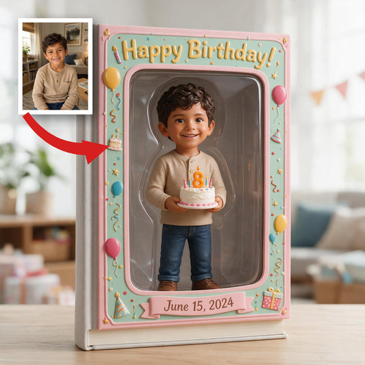 Personalized 8th Birthday Latino Little Boy Leather Journal Son Grandson Nephew Gift