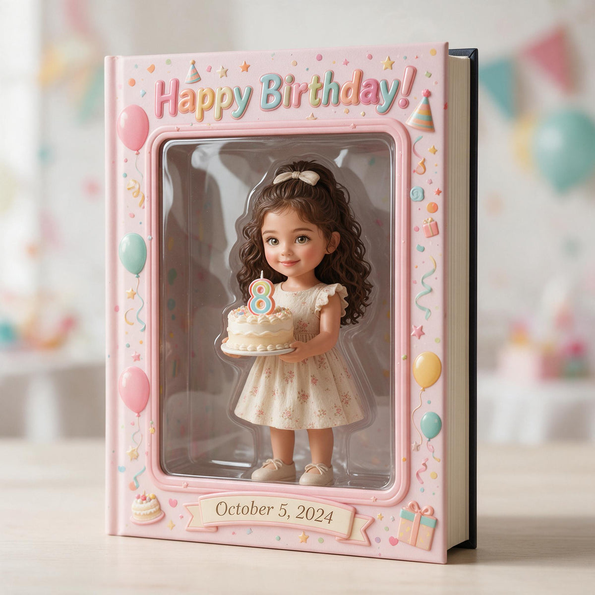 Personalisierter 8. Geburtstag Latina Mädchen Lederjournal, Geschenk für Tochter Enkelin Nichte