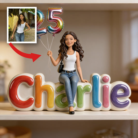 Personalized 25th Birthday Latina Woman Custom Shaped Acrylic Plaque Gift For Her