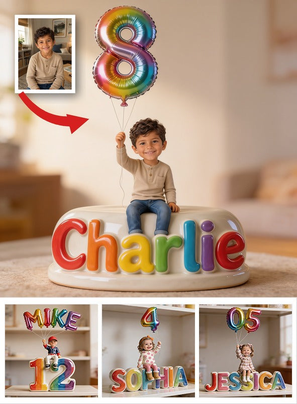 Personalized Birthday Latino Little Boy Custom Shaped Acrylic Plaque Kids Son Grandson Gift