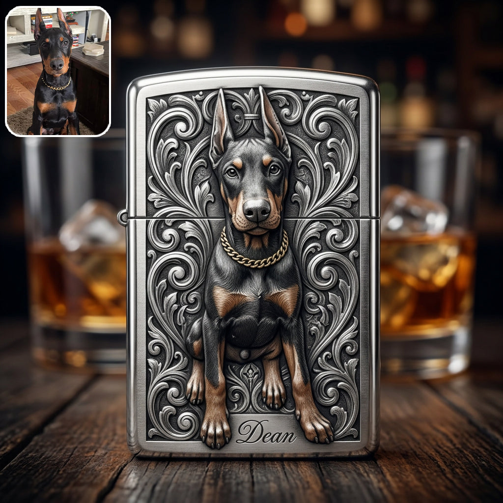 Personalized Fluffy Shih Tzu Lighter Custom Pet Lover Gift